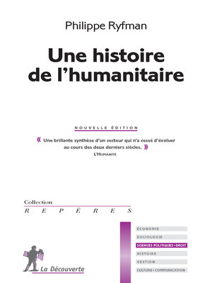 cover image of Une histoire de l'humanitaire